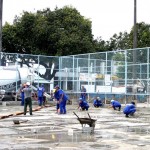 Reconstrução da praça Dom José Thomas anima moradores e comerciantes do Siqueira Campos - Fotos: Wellington Barreto  AAN  Clique na foto e amplie