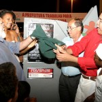 População do bairro América comemora inauguração da praça Franklin Roosevelt - Fotos: Márcio Dantas AAN  Clique na foto e amplie