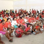 Aula de cidadania no trânsito atrai a atenção das crianças atendidas pelos programas sociais da prefeitura - Fotos: Abmael Eduardo  AAN  Clique na foto e amplie