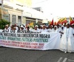 Integrantes dos projetos sociais da PMA festejam o Dia Nacional da Consciência Negra - Fotos: Wellington Barreto