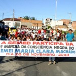 Escola municipal do Santos Dumont realiza I Marcha da Consciência Negra - Fotos: Wellington Barreto