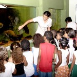 Crianças da escola municipal Manoel Eugênio visitam Oceanário de Aracaju - Foto: Abmael Eduardo