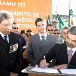 Ministro da Saúde assina convênio autorizando construção do Pronto Socorro da zona Norte - Fotos: Márcio Dantas