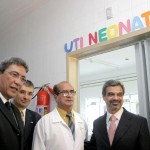 Prefeito e ministro inauguram novos leitos de UTI neonatal  - Fotos: Márcio Dantas