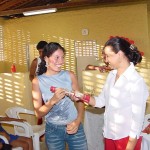 Mulheres da Coroa do Meio aprendem a montar ceia natalina - Fotos: Abmael Eduardo