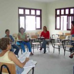 Reformas de escolas e creches no ano passado contribuíram com a educação na capital - Sala de reuniões na Creche Benjamin Alves