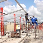 Prefeito em exercício visita obras no terminal de ônibus da Visconde de Maracaju - Fotos: Abmael Eduardo