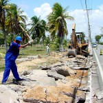 Obra de revitalização do Parque da Sementeira teve início hoje - Fotos: Abmael Eduardo