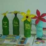 Usuários dos Caps expõem trabalhos de artes no Mirante da 13 de Julho - Produtos feitos pelos usuários dos Caps