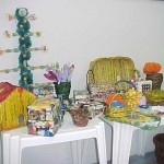 Usuários dos Caps expõem trabalhos de artes no Mirante da 13 de Julho - Produtos feitos pelos usuários dos Caps