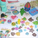 Usuários dos Caps expõem trabalhos de artes no Mirante da 13 de Julho - Produtos feitos pelos usuários dos Caps