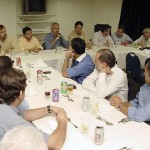 Prefeito em exercício participa de almoço com membros da Associação Comercial  - Fotos: Márcio Garcêz