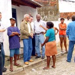 Prefeito em exercício presta solidariedade a família de adolescente afogado durante as chuvas - Fotos: Abmael Eduardo