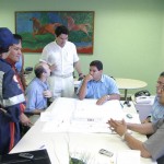 Equipe do Samu participa de reunião para discutir suporte médico no PréCaju - Fotos: Márcio Garcez  AAN  Clique na foto e amplie