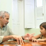 Viceprefeita mirim faz visita ao prefeito em exercício - Fotos: Márcio Dantas  AAN  Clique na foto e amplie