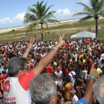 Prefeito participa da festa do bloco da Parceria na Atalaia - Fotos: Márcio Dantas