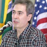 Sindicalistas brasileiros e norteamericanos discutem políticas de solidariedade entre os dois países - Fotos: Márcio Dantas