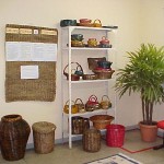 Exposição apresenta trabalhos elaborados por participantes do Grupo Força e Vontade  da Emsurb - Peças confeccionadas pelo grupo de autoajuda