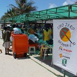 Campanha “Lixo Zero na Praia é Dez” chega à praia do Robalo - Campanha movimentou a praia no domingo