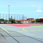 Moradores do conjunto Santa Lúcia elogiam qualidade da obra na praça da Liberdade - Fotos: Abmael Eduardo