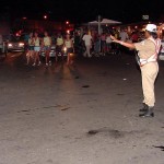 SMTT continua orientando o trânsito na área do PréCaju - Fotos: Márcio Garcez