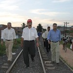 Ministro das Cidades e presidente da Caixa visitam obras da avenida São Paulo - Fotos: Márcio Dantas