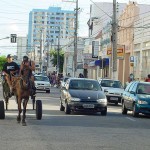 Operação para fiscalização sobre carroceiros é iniciada  - Foto: Márcio Garcez