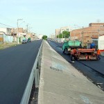 Serviço de recapeamento da Avenida Edésio Vieira de Melo prestes a ser concluído - Equipes intensificam trabalho de recapeamento