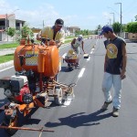 Avenida Gasoduto recebe sinalização - Avenida recebe nova sinalização