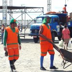 Limpeza nos mercados no período do Carnaju é aprovada por comerciantes do local - Fotos: Wellington Barreto