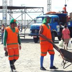 Limpeza nos mercados no período do Carnaju é aprovada por comerciantes do local - Fotos: Wellington Barreto