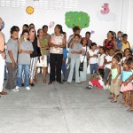 Prefeito Marcelo Déda é homenageado por crianças do ensino infantil - Prefeito Marcelo Déda inaugura a escola
