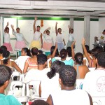 Semana da Consciência Religiosa” é encerrada com apresentação de adolescentes  - Grupo de teatro do Centro de Convivência do Adolescente durante apresentação