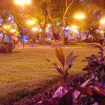 Nova iluminação da praça da Bandeira garante mais segurança e conforto a população - Fotos: Wellington Barreto