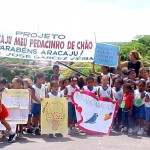 Crianças da rede municipal de ensino começam a comemorar o aniversário de Aracaju - Fotos: Walter Martins