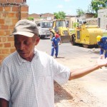 Moradores se alegram com a urbanização da avenida Matadouro  - Fotos: Wellington Barreto