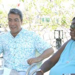 Prefeito Marcelo Déda dá as boas vindas ao cantor Milton Nascimento - Fotos: Márcio Dantas