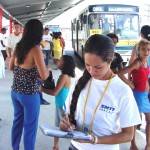 SMTT realiza pesquisa para controle de tráfego nos terminais de ônibus - Fotos: Wellington Barreto