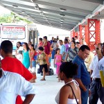 Retoques finais na obra de revitalização do Terminal de ônibus da Visconde de Maracaju - Fotos: Wellington Barreto