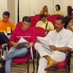 Conselheiros do OP votam o regimento e definem calendário de reunião para 2004 - Fotos: Márcio Garcez