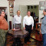 Expedreiro visita IHGS e faz doações de livros para a Biblioteca Clodomir Silva - Foto: Márcio Garcez