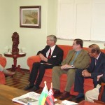 Prefeito Marcelo Déda recebe embaixadores da Alemanha e Áustria - Fotos: Wellington Barreto