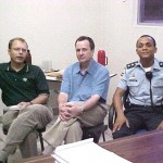 Guarda Municipal de Aracaju é a primeira no país a receber visita da Missão de Cooperação Internacional em Segurança do Canadá  - Cap. Eduardo acompanhado pelos canadenses
