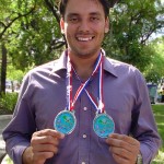 Mais duas medalhas na galeria do atleta da Guarda Municipal - Fotos: Márcio Garcez