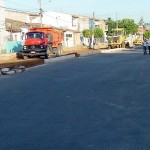 Avenida Santa Gleide ganha nova estrutura de pavimentação - Fotos: Márcio Garcez