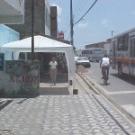 Blitz da Emsurb notifica ocupações irregulares em calçada - Reclamação da comunidade é atendida pela Emsurb