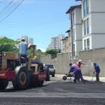 Emurb recupera asfalto da rua Rafael de Aguiar - Rua Rafel de Aguiar é recuperada
