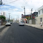 Rua Urquiza Leal está sendo completamente recapeada pela Emurb - Rua Urquiza Leal é recuperada