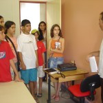 Estudantes do Ensino Fundamental visitam sede da Emurb - Alunos são do ensino fundamental da Nossa Escola