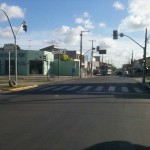 Pavimentação da rua Rafael de Aguiar em fase final - Rua Rafael de Aguiar recebe melhorias